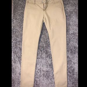 women’s skinny straight leg khaki jeans